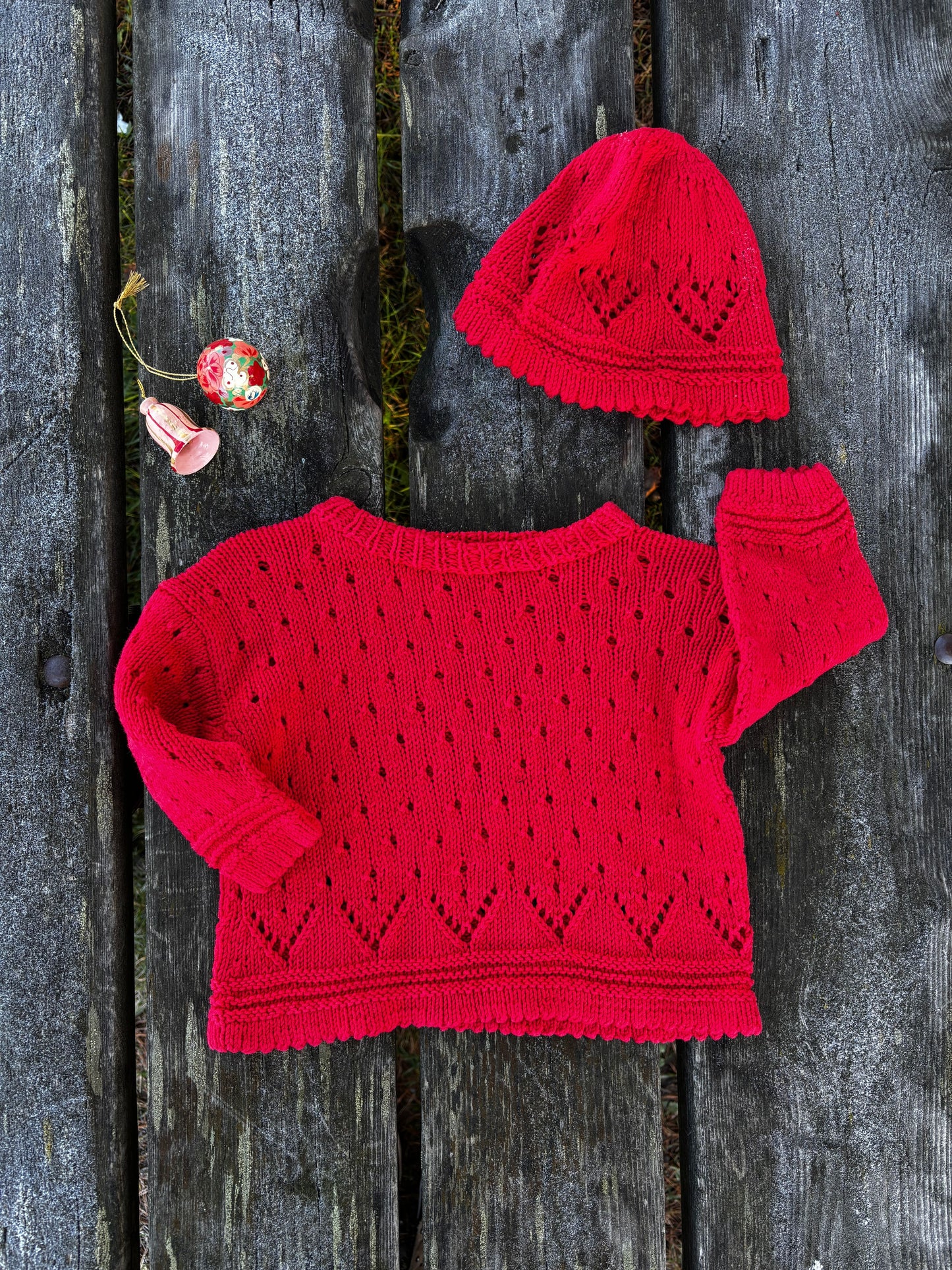 Handknitted Set Age 18-24 Months