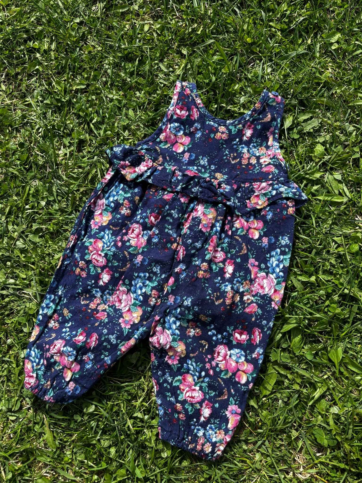Flower Overall Age 4-6 Months