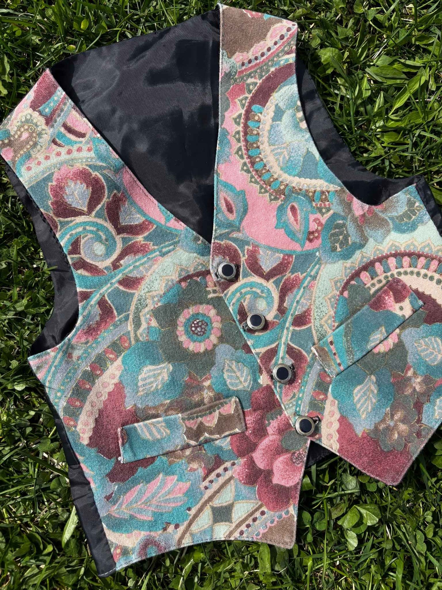 Flower Waistcoat Age 3-4 Years