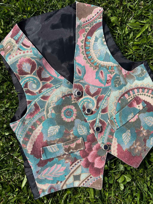 Flower Waistcoat Age 3-4 Years