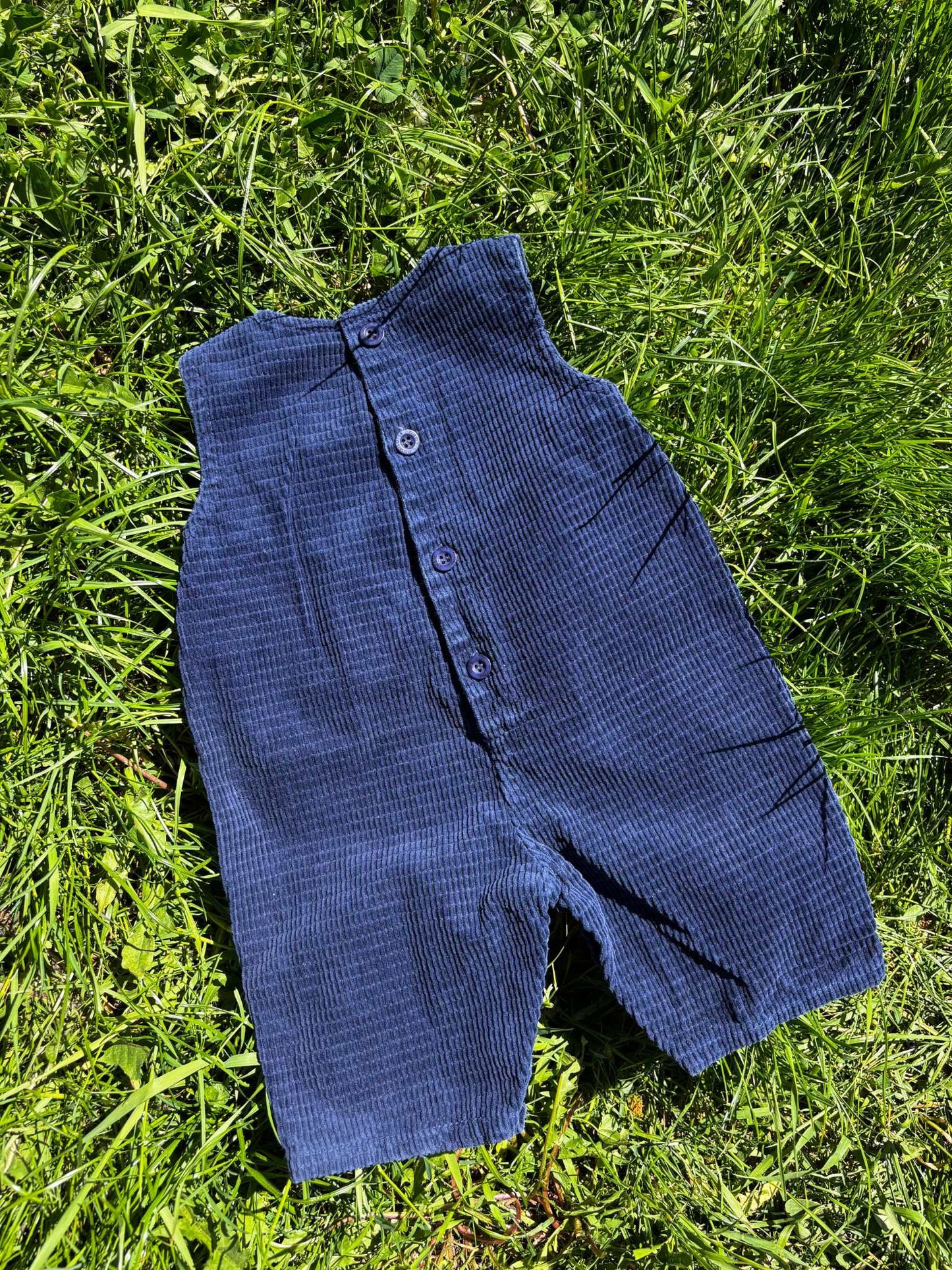 Blue Corduroy Overall Age 3-6 Months