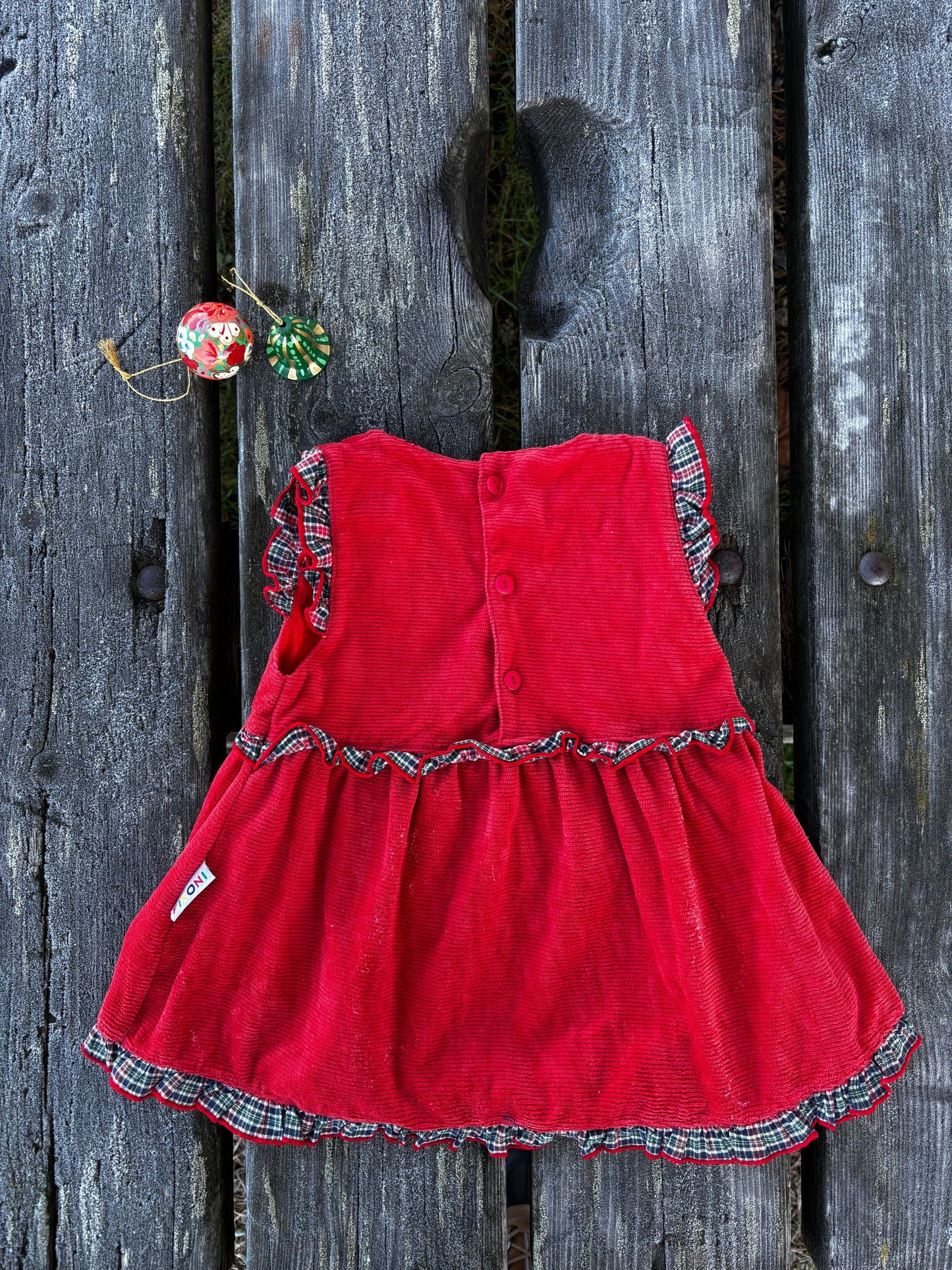 Goose Christmas Dress Age 9 Months