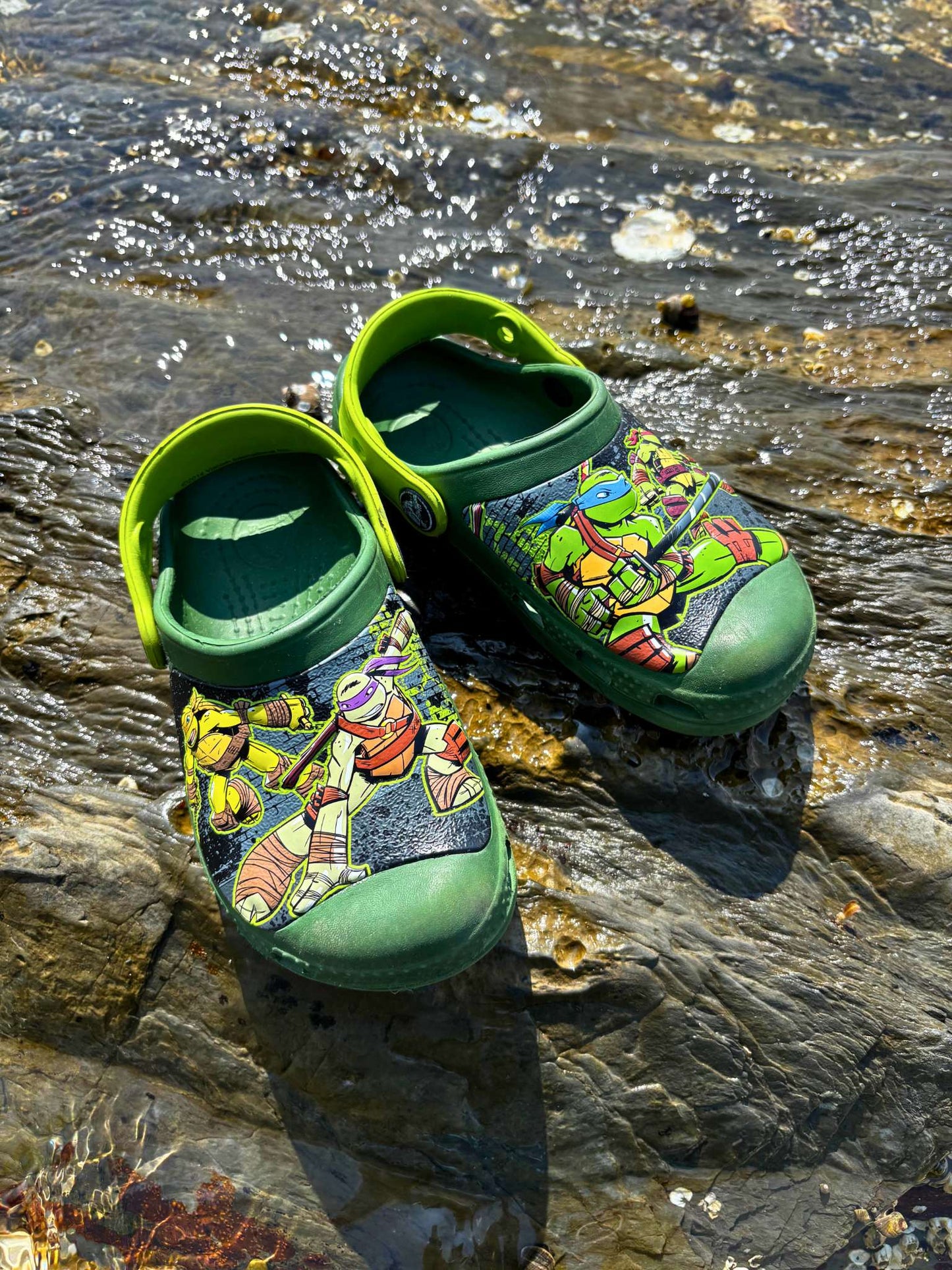 Ninja Turtles Crocs Size 27/28