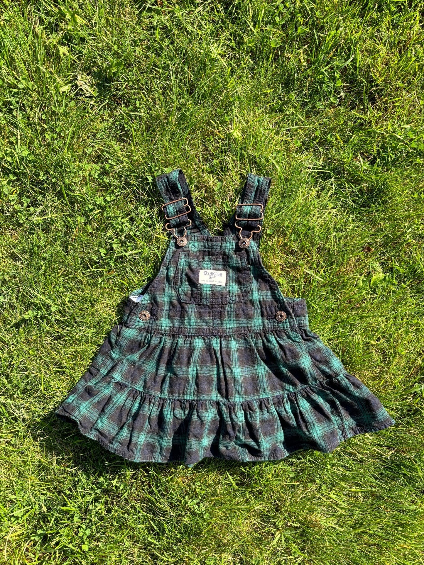 Oshkosh Flannel Dress Age 1 Year