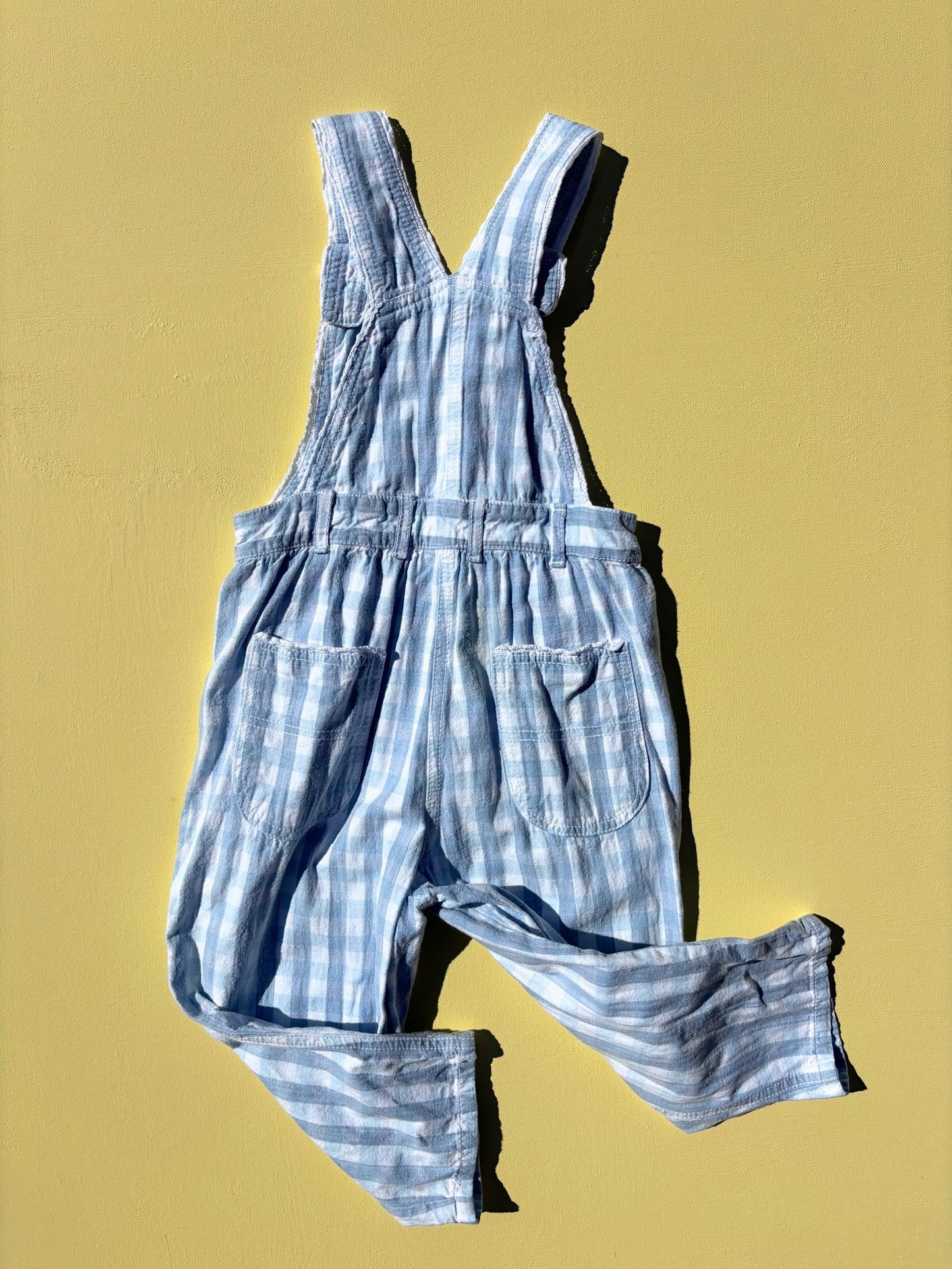 Checkered Heart Overalls Age 2 Years