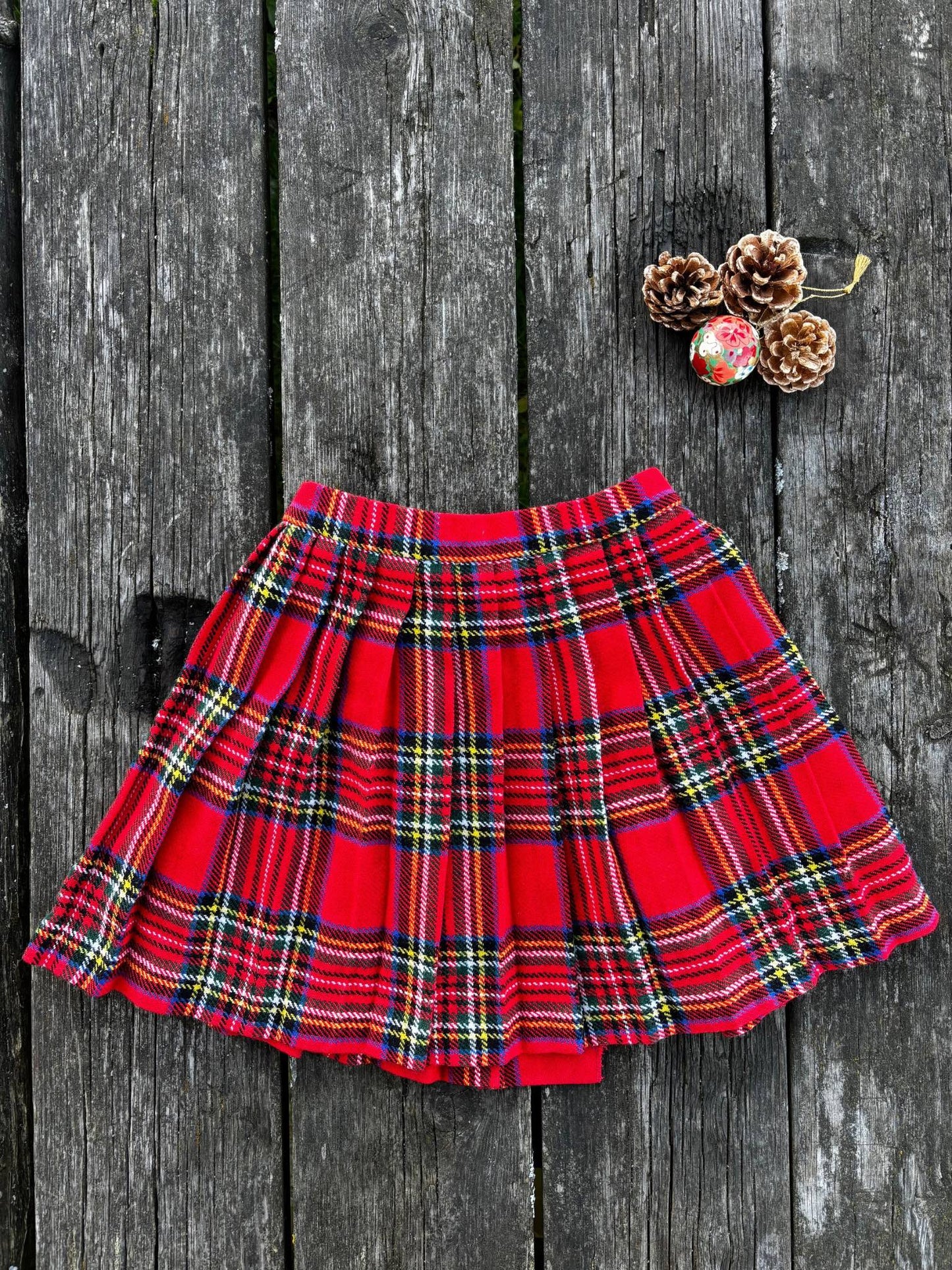 Tartan Wool Skirt Age 5 Years