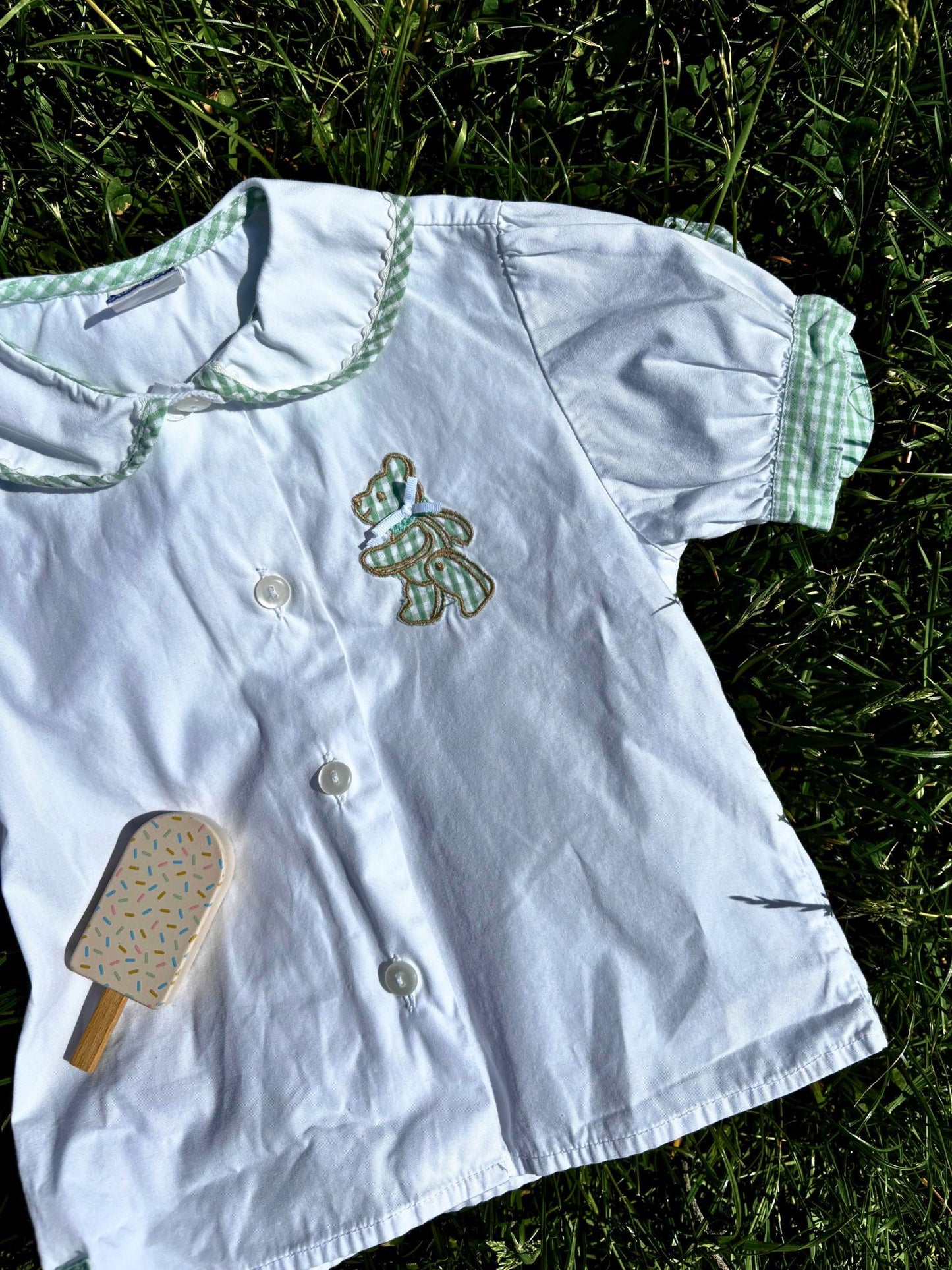 Teddy Blouse Age 2-3 Years