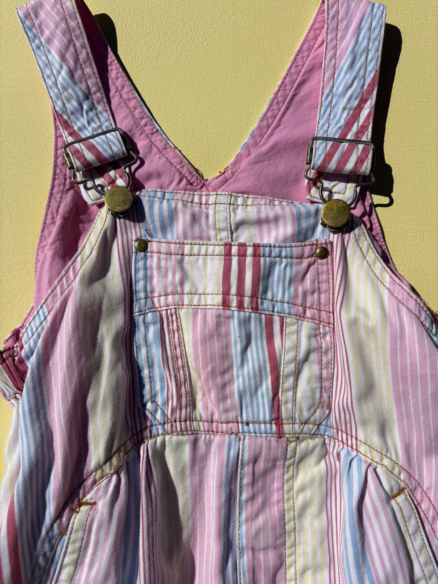 Striped Overalls Age 2-3 Years