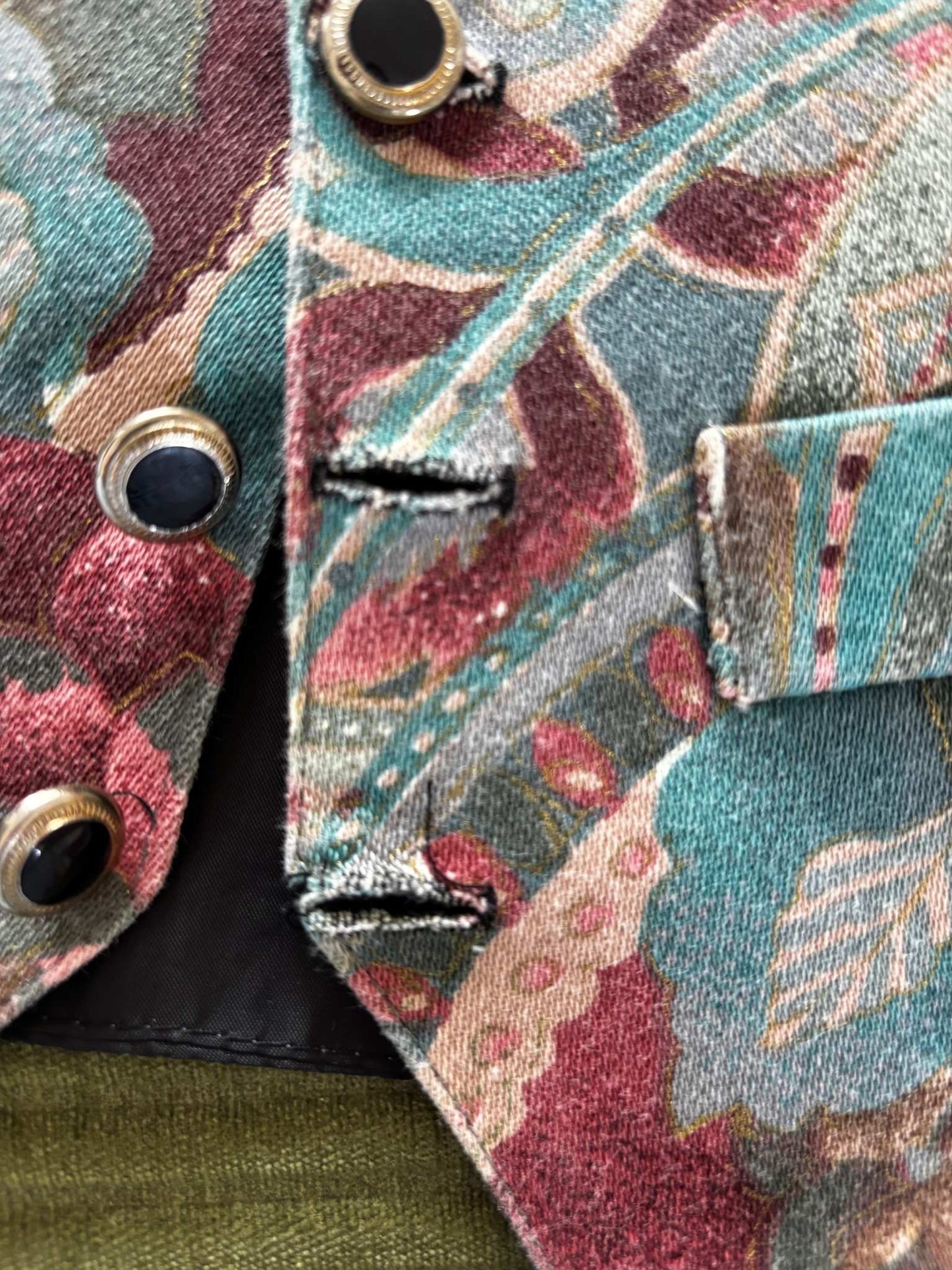 Flower Waistcoat Age 3-4 Years