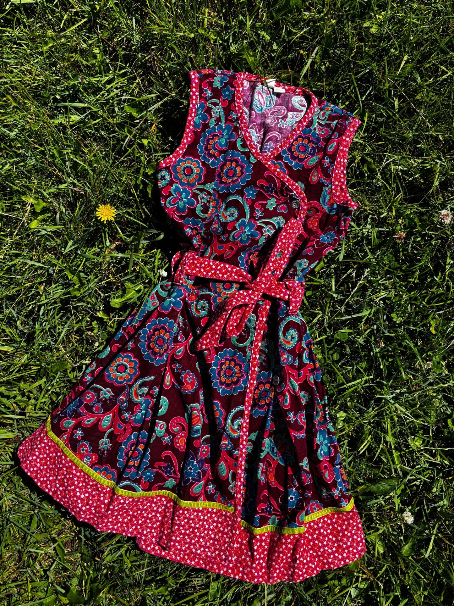 Flower Wrap Dress Age 8 Years