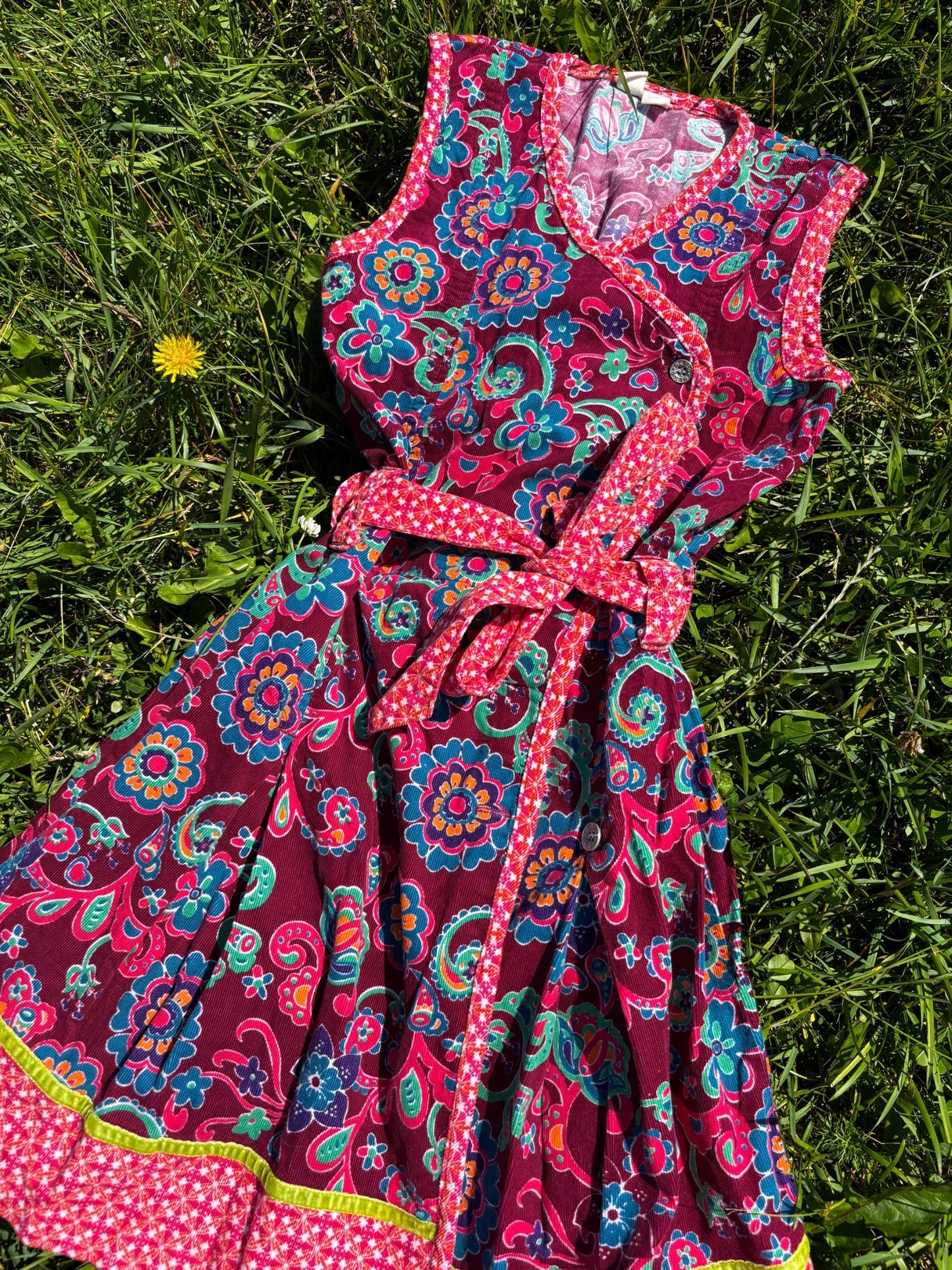 Flower Wrap Dress Age 8 Years