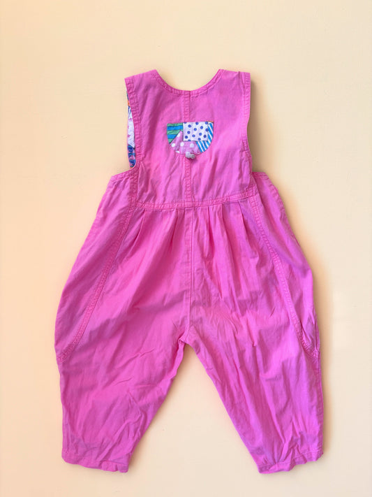 Pink Overall Age 12 Months