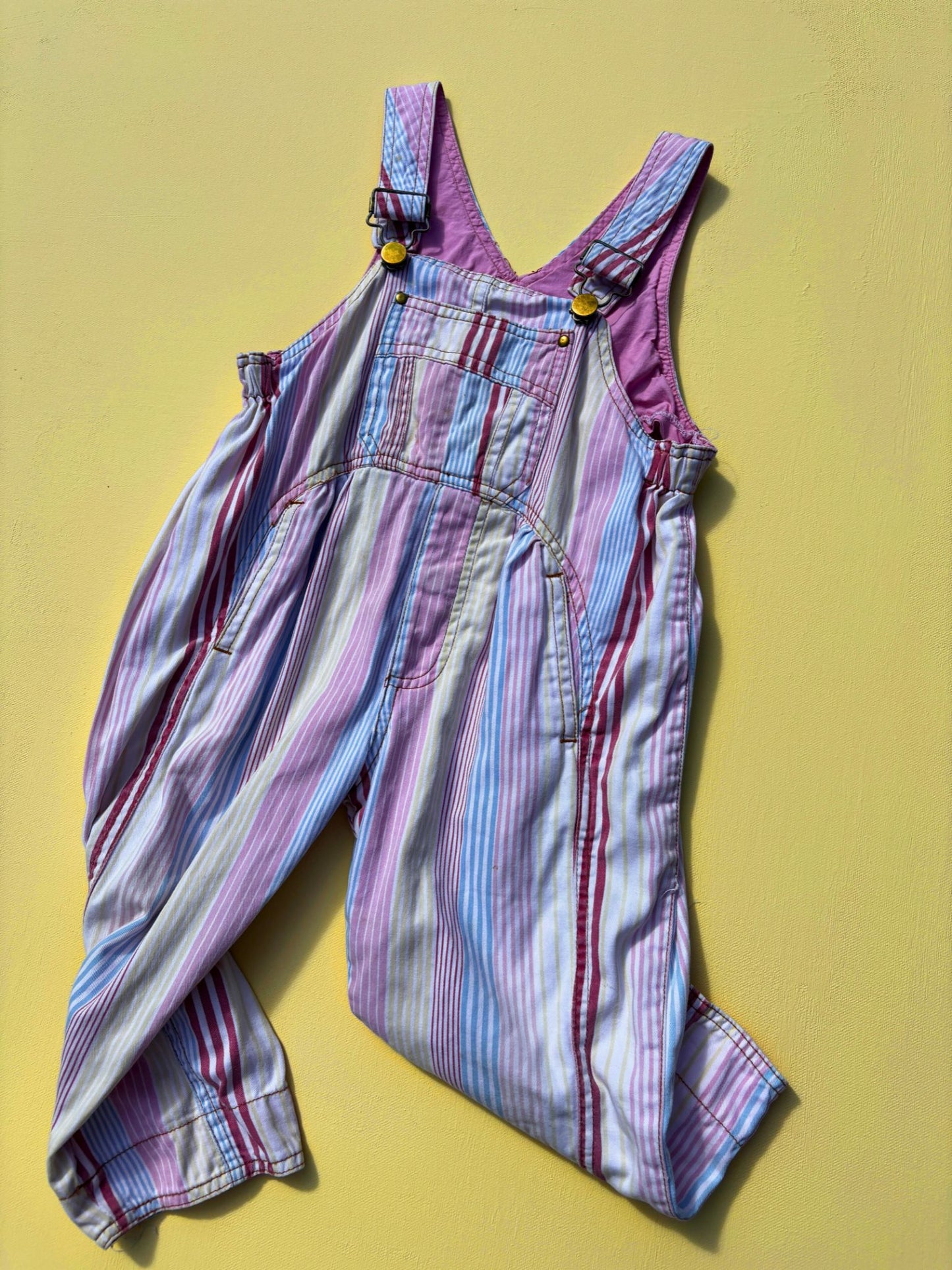 Striped Overalls Age 2-3 Years