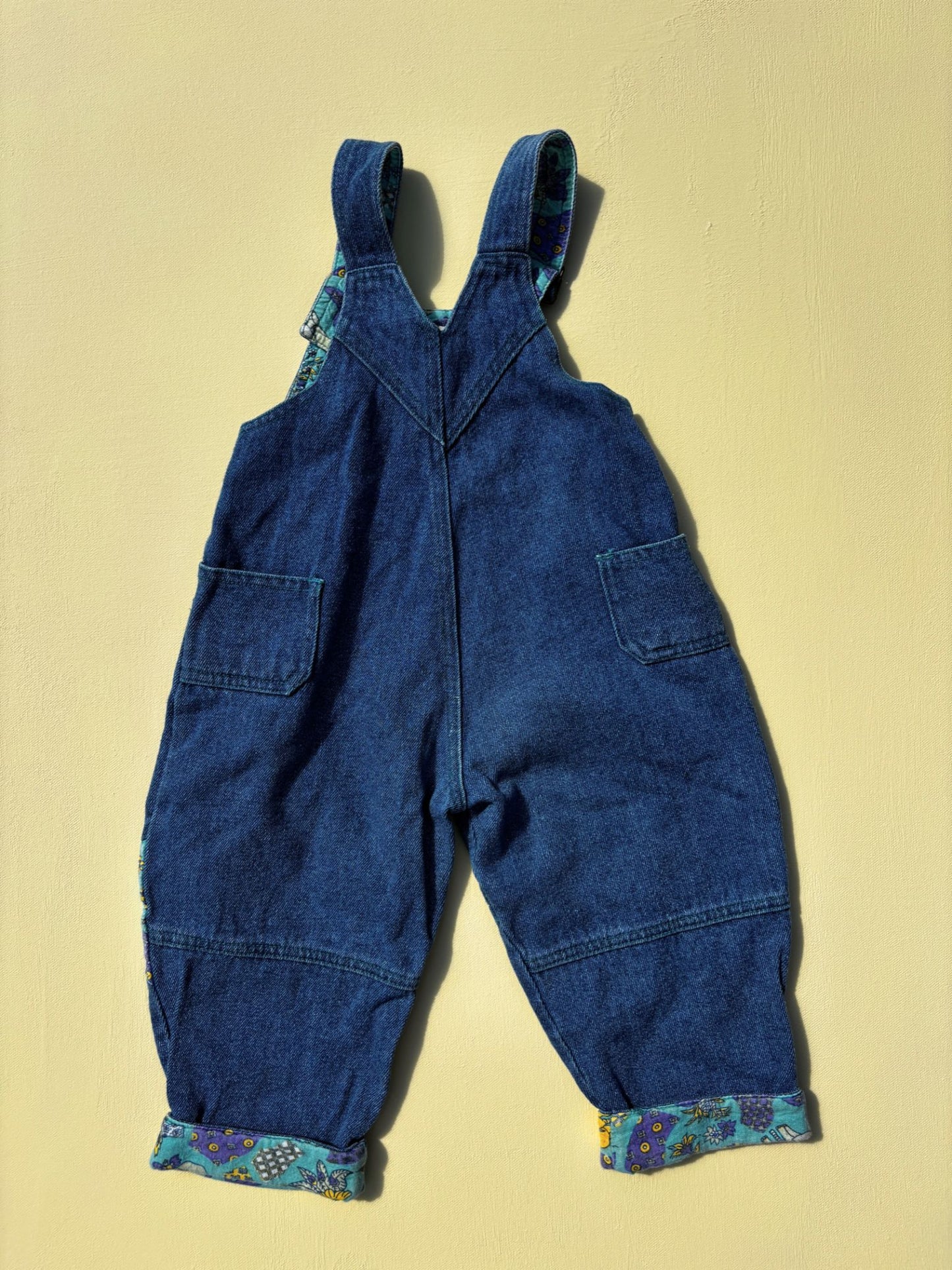 Flower Overalls Age 2-3 Years