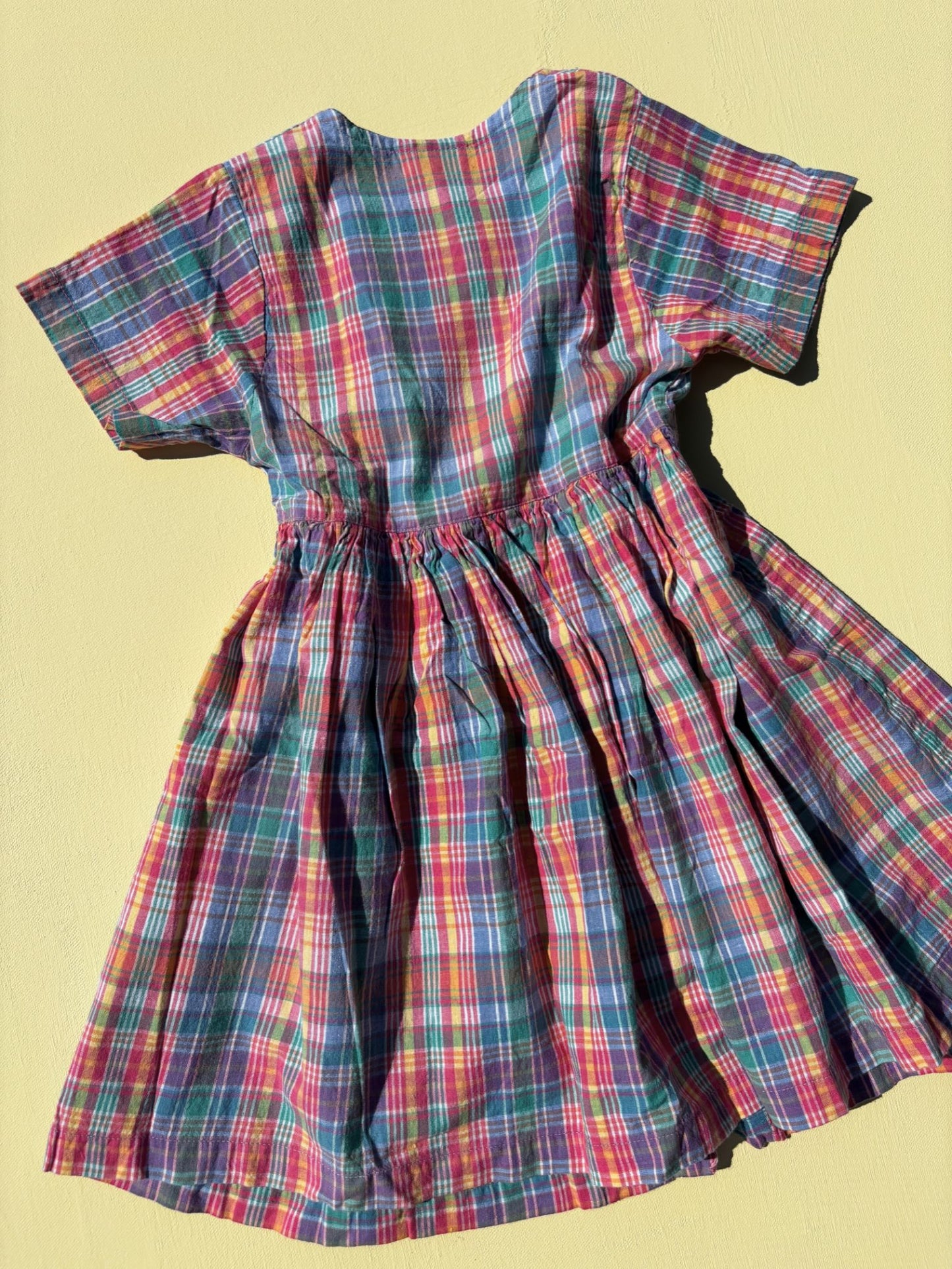 Checkered Dress Age 3-4 Years