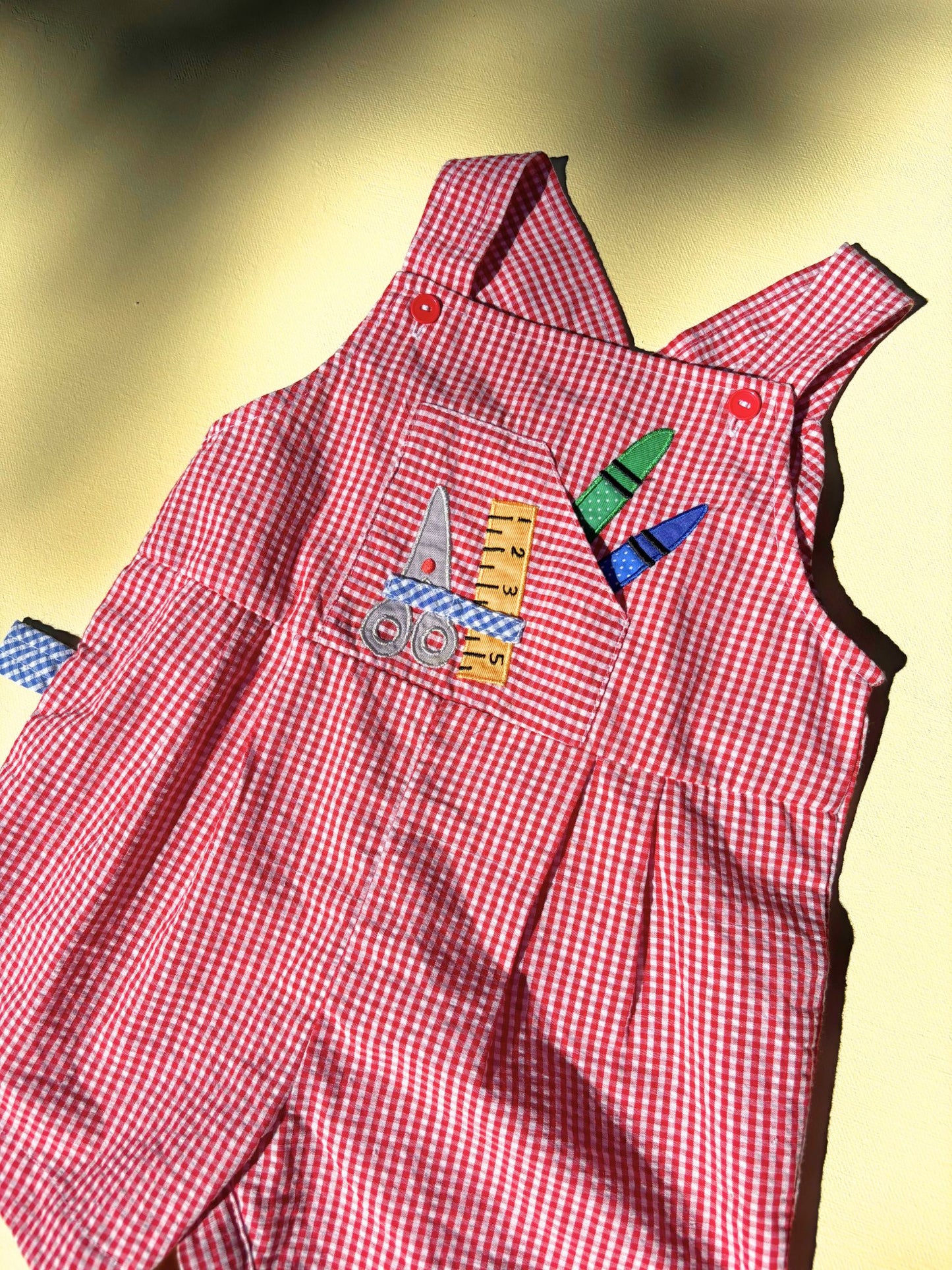 Gingham Romper Age 2-3 Years