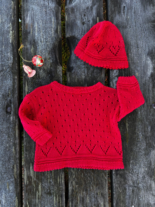 Handknitted Set Age 18-24 Months