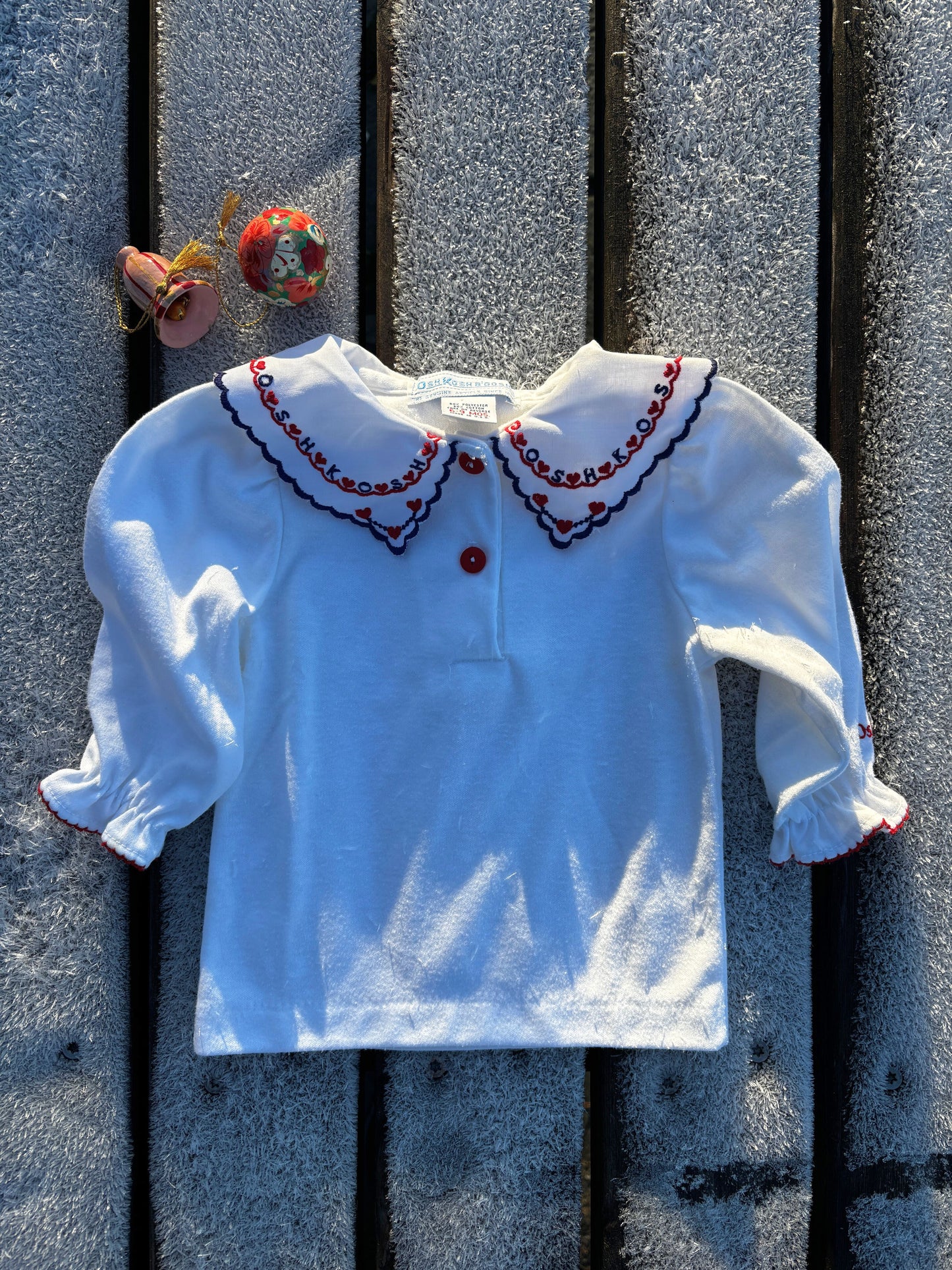 Christmas Blouse Age 6-9 Months