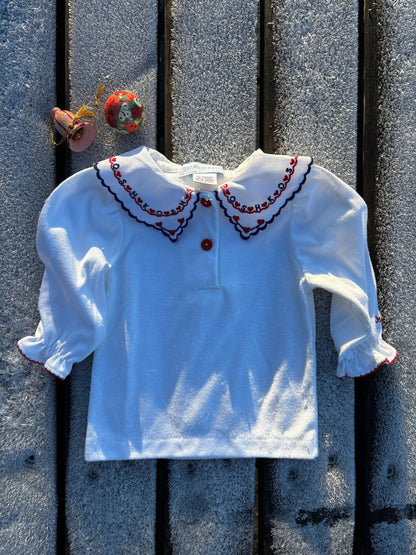 Christmas Blouse Age 6-9 Months