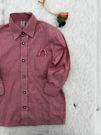 Gingham Cotton Shirt Age 4 Years