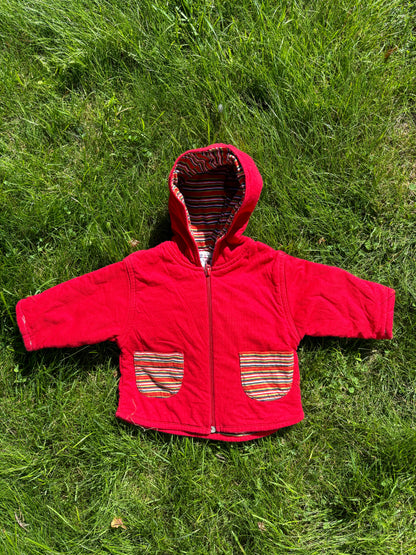 Red Striped Jacket