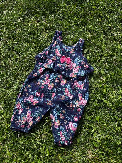 Flower Overall Age 4-6 Months