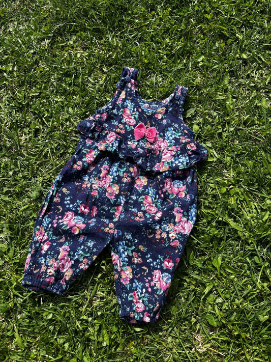 Flower Overall Age 4-6 Months
