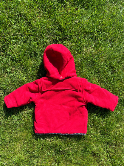 Red Duffle Coat Age 1 Year