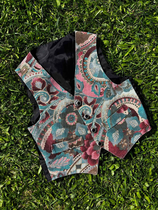 Flower Waistcoat Age 3-4 Years