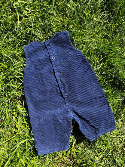 Blue Corduroy Overall Age 3-6 Months