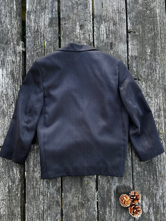 Grey Pinstripe Suit Age 7 Years