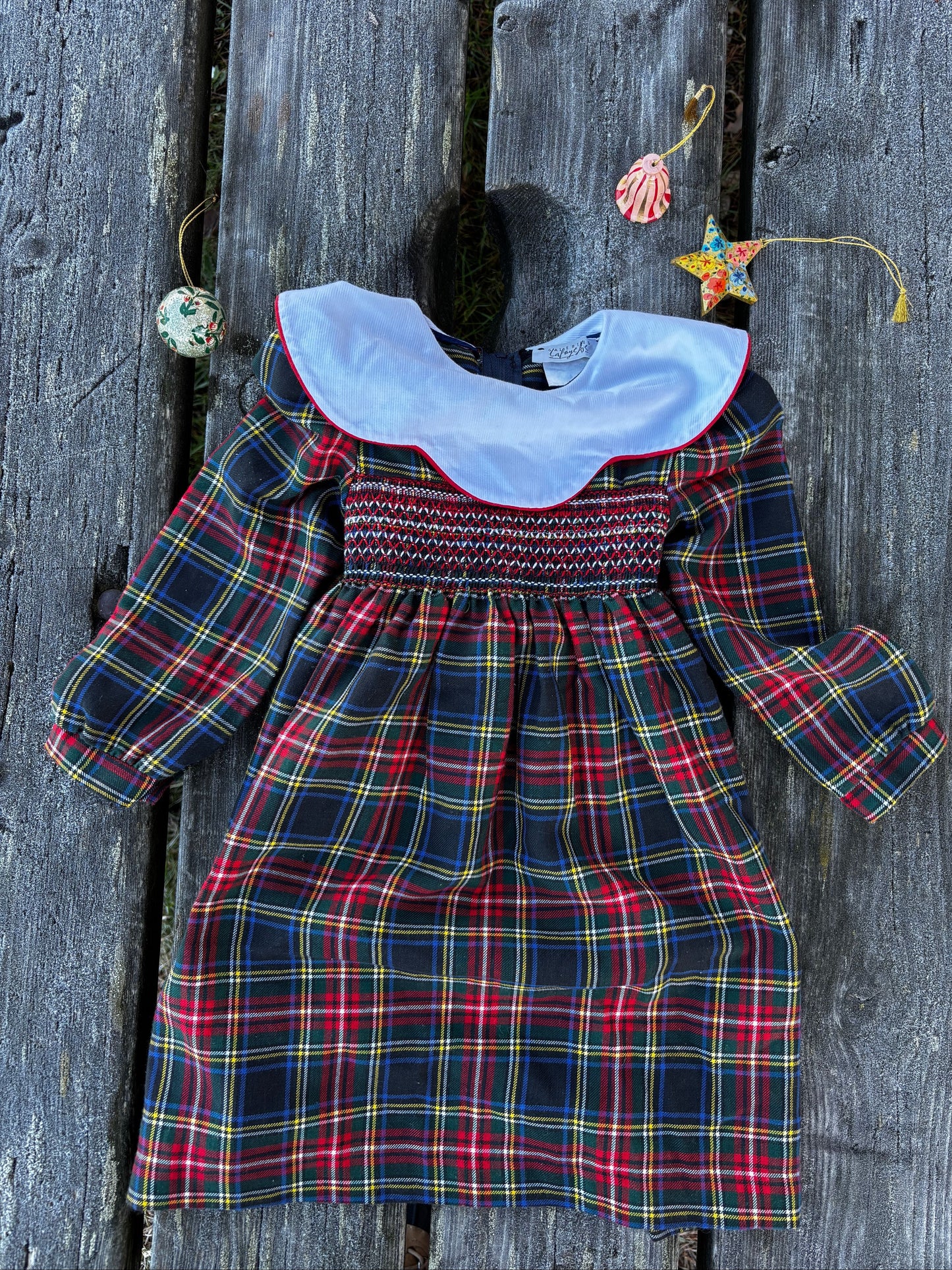 Tartan Christmas Dress Age 2-3 Years