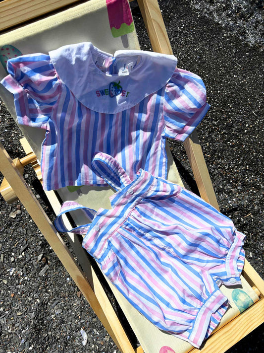 Pastel Two Piece  Age 6 Months