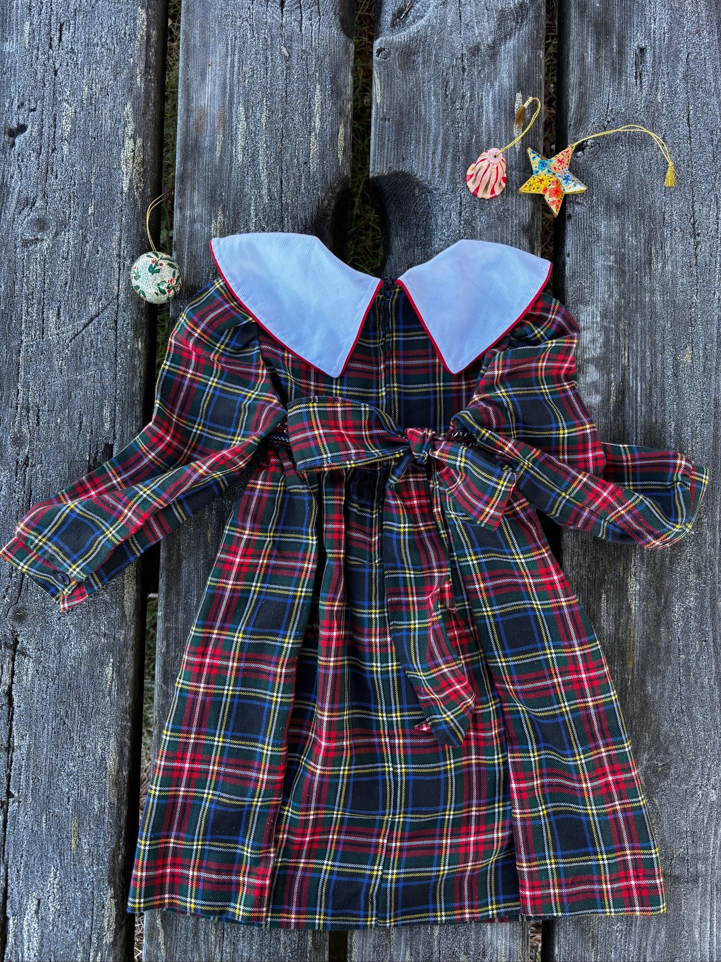 Tartan Christmas Dress Age 2-3 Years