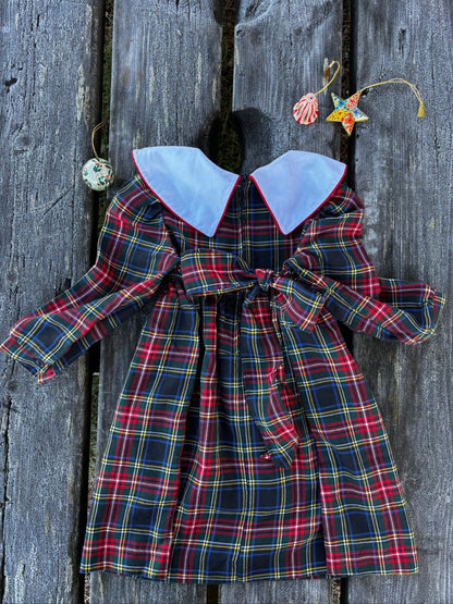 Tartan Christmas Dress Age 2-3 Years