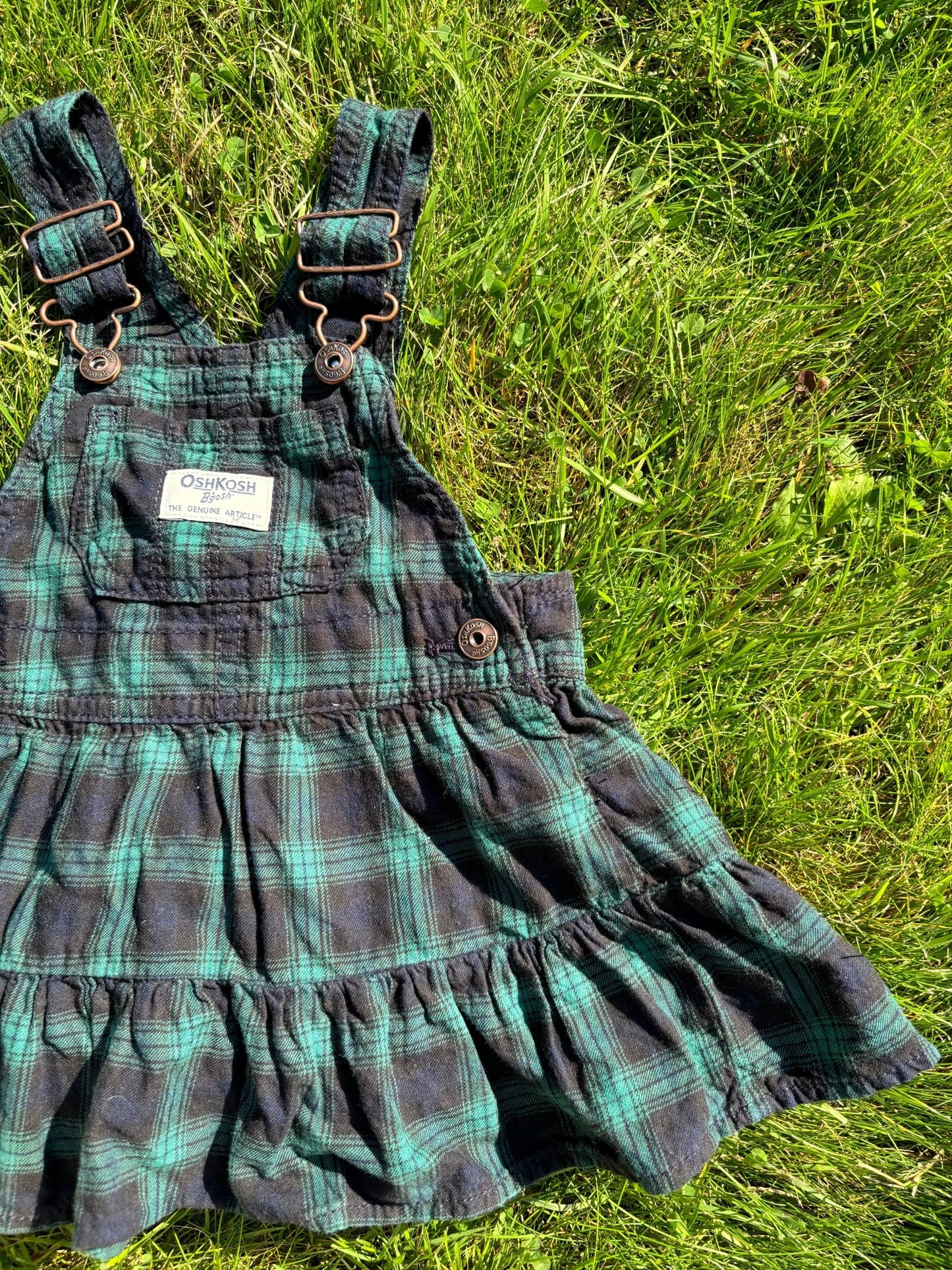 Oshkosh Flannel Dress Age 1 Year