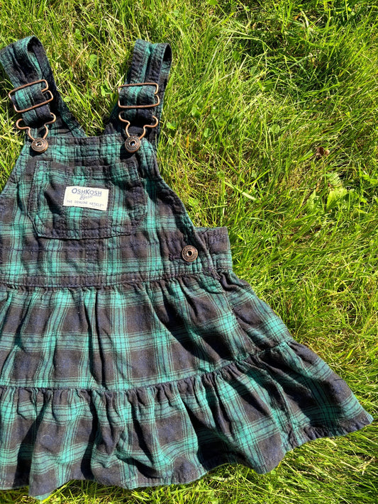 Oshkosh Flannel Dress Age 1 Year