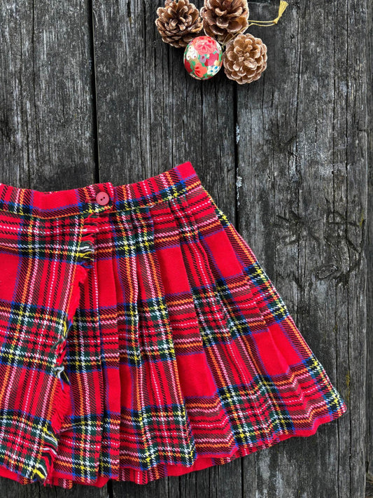 Tartan Wool Skirt