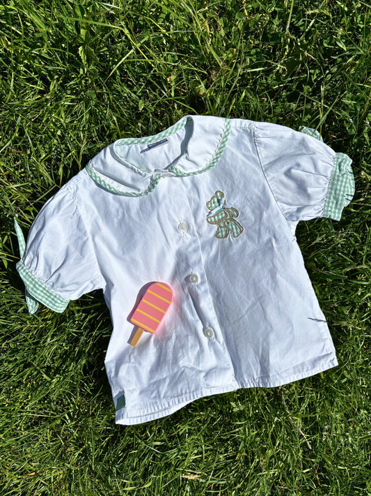 Teddy Blouse Age 2-3 Years