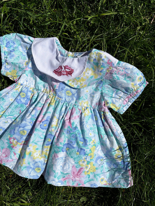 Pastel Flower Dress Age 6 Months