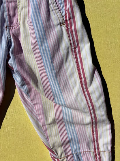 Striped Overalls Age 2-3 Years