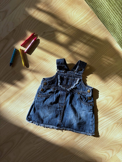 Baby Denim Dress Age 1-3 Months