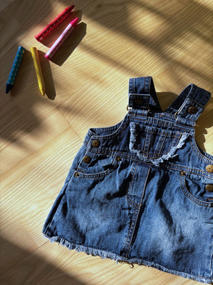 Baby Denim Dress Age 1-3 Months