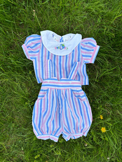 Striped Two Piece Age 6 Months