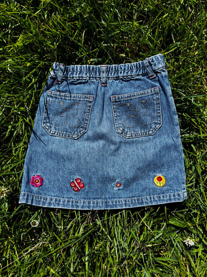 Embroidered Denim Skirt Age 5 Years