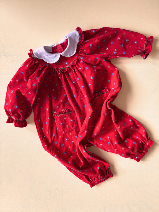 Red Jumpsuit Age 2 years