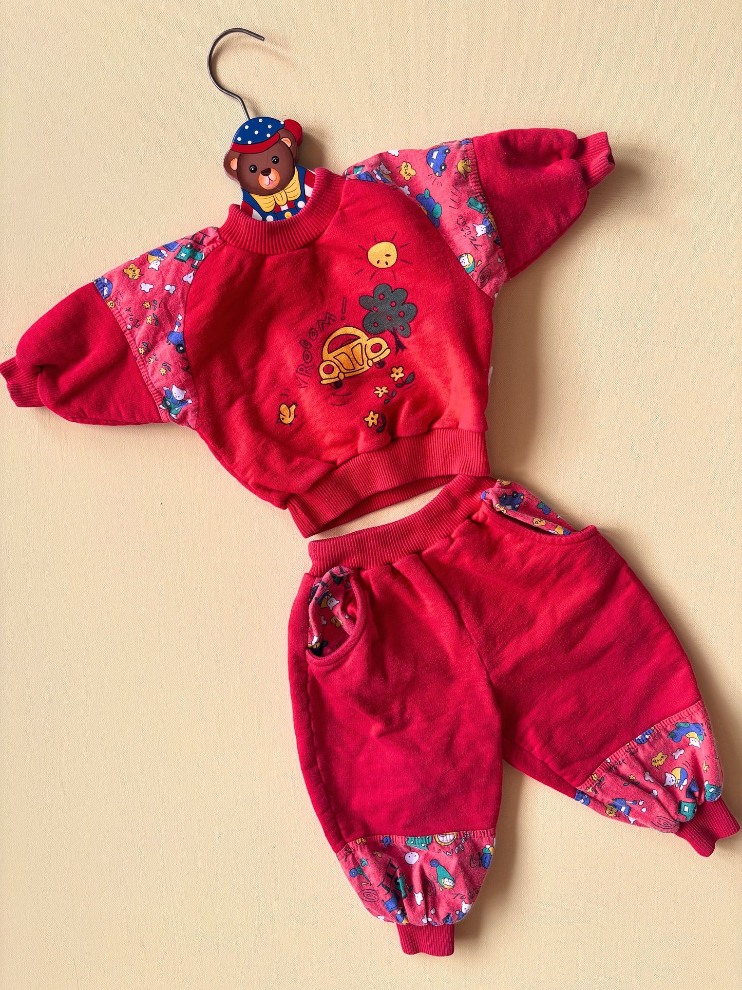 Red Two Piece Suit Age 6-10 Months