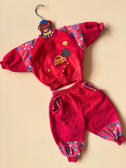 Red Two Piece Suit Age 6-10 Months