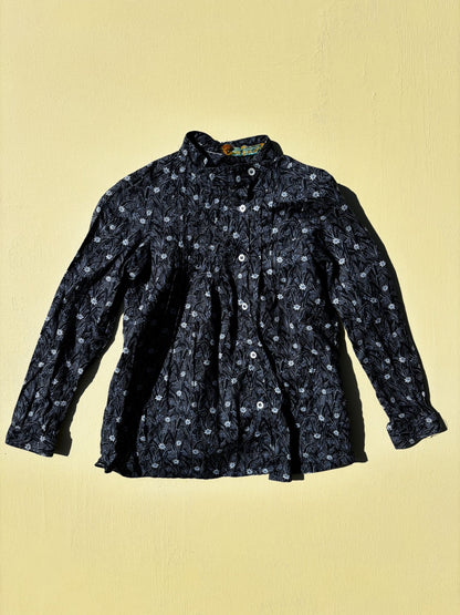 French Flower Blouse Age 4 Years