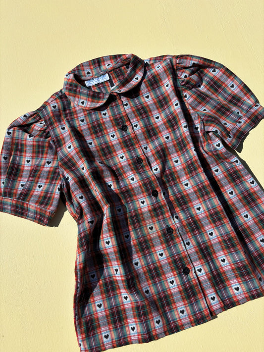 Heart Blouse Age 5 Years